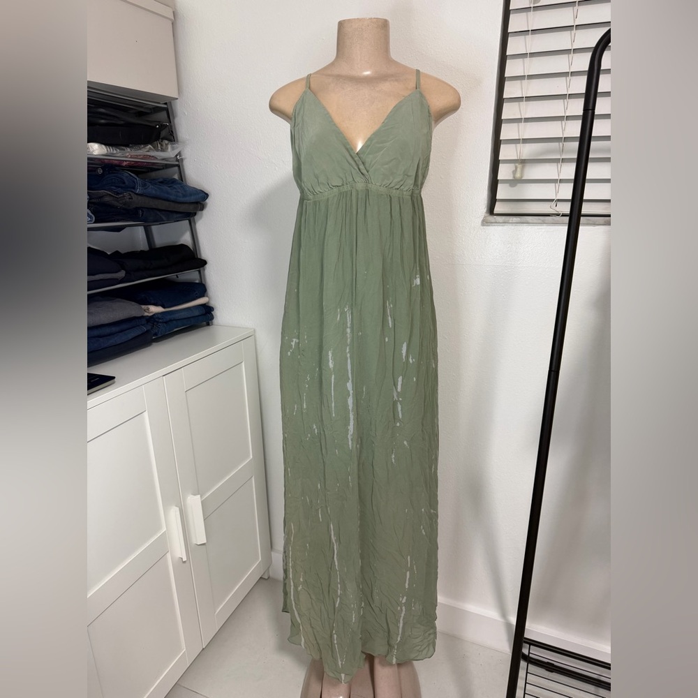 Gypsy 05 NWT Dre Tevel Dress size L color sage